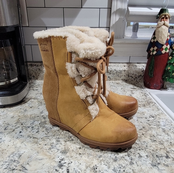 Sorel Shearling Joan of Arctic Wedge II - Picture 9 of 15